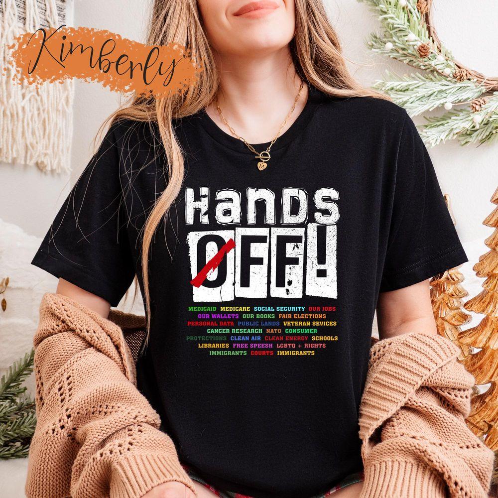 Hands Off Protest 12 Anti Trump Elon Musk Awesome Shirt